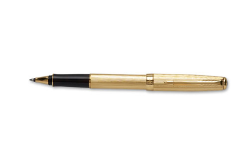 Роллерная ручка "Паркер Сонет" Модель Chiselled 1 Golden GT Сонет Модель Chiselled 1 Golden GT инфо 1673k.