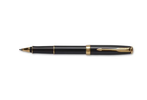 Роллерная ручка "Паркер Сонет" Отделка Laque Black GT Сонет Отделка Laque Black GT инфо 1680k.