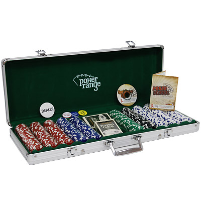 Набор для игры в покер "Standard 500" PR501 колоды карт, 504 фишки, диск инфо 4112b.