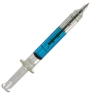 Ручка шариковая "Шприц", цвет: голубой пластик Производитель: Китай Артикул: 91214 инфо 2538a.