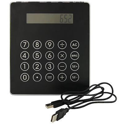 Калькулятор, HUB (4) с неоновой подсветкой, коврик для ПК мыши Подарки, сувениры, оригинальные решения Эврика 2010 г ; Упаковка: коробка инфо 7762d.