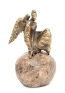 Скульптура "Ангел" - Бронза, литье - Авторская работа (Высота 15 см) так как это авторская работа инфо 11524e.