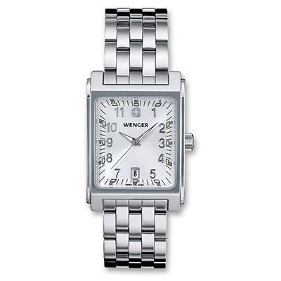 Часы наручные "Escort" 75127 под серебро, стальной корпус, браслет инфо 12936f.