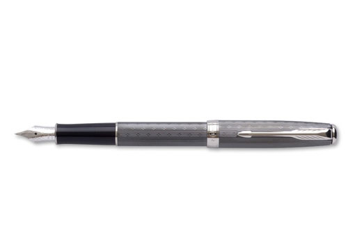 Перьевая ручка "Паркер Сонет" Модель Chiselled 4 Carbon CT Модель Chiselled 4 Carbon CT инфо 13056f.