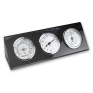 Настольный набор: часы, термометр, гигрометр (черн мрамор) Барометры и термометры 2010 г инфо 92g.