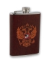 Фляга, кожа, рисунок: герб России, D-Pro, 240 мл Винные аксессуары 2010 г инфо 12332g.
