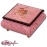 Шкатулка музыкальная Для ювелирных украшений, розовая Шкатулка Giglio 2007 г инфо 6683h.