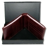 Портмоне красно-коричневый для карточек "Absolute", 13 см х 10 см ассортимента аксессуаров для делового человека инфо 1126i.