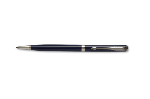 Шариковая ручка "Паркер Сонет Slim" Отделка Laque Blue СT Slim Отделка Laque Blue СT инфо 3633i.